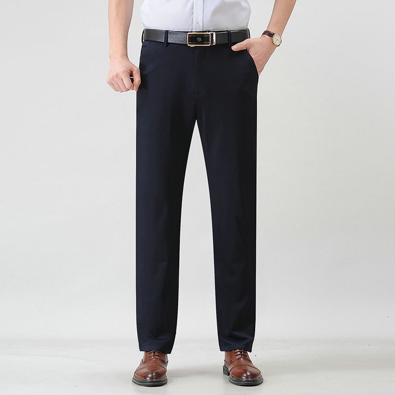 Men's Stylish Stretch Plush Lined Suit Pants