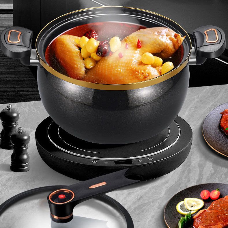 🌟Kitchen Essentials🏠️🧑‍🍳Non-stick Enamel Micro-pressure Pot