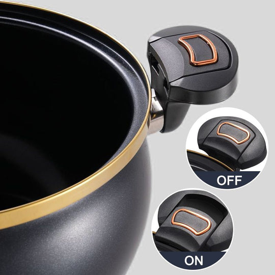 🌟Kitchen Essentials🏠️🧑‍🍳Non-stick Enamel Micro-pressure Pot