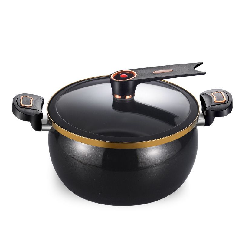 🌟Kitchen Essentials🏠️🧑‍🍳Non-stick Enamel Micro-pressure Pot