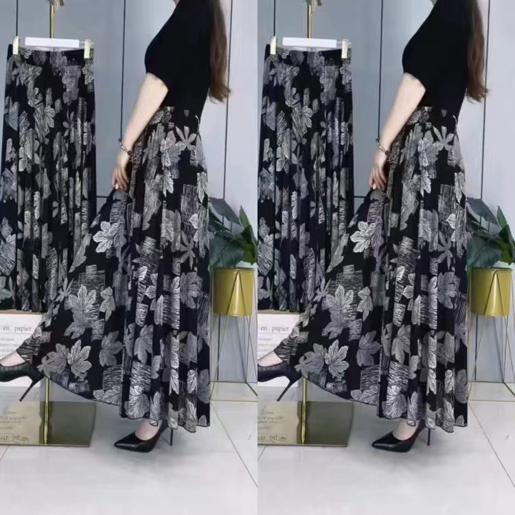 💃Mother's Day Gift🌹Women's Flowy Lightweight Long Floral Skirt