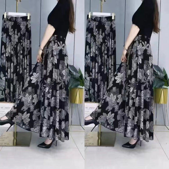 💃Mother's Day Gift🌹Women's Flowy Lightweight Long Floral Skirt